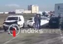 Aksident zingjiror në rrugën Prishtinë-Lipjan, tri vetura të përfshira