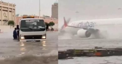 “Kijamet” në Dubai, përmbytje të mëdha: Aeroporti mbushet me ujë, anulohen fluturimet, bllokohen rrugët