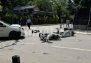 Aksident mes një veture dhe dy motoçikletave në Prishtinë