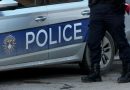 Aksidentohen dy vetura në Prishtinë, Policia në vend të ngjarjes