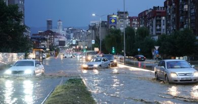 Ekipet e komunës së Prishtinës në teren, vlerësohet situata pas reshjeve dhe vërshimeve mbrëmë