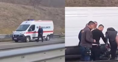 Katër persona të lënduar nga një aksident trafiku në autostradën “Ibrahim Rugova”