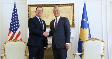 Grenell shpërndan reagimin e Ramës pasi e quajti Specialen tribunal “të turpshëm dhe të paturpshëm” për moslejimin e Thaçit në varrimin e babait