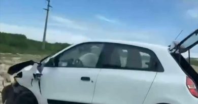 Aksident në rrugën Kaçanik-Ferizaj, Policia del në vend të ngjarjes