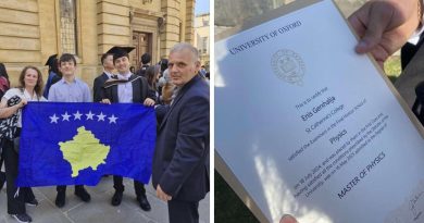 Lajm i mirë: Vushtrriasi Enis Gërxhalija diplomon në “Oxford”