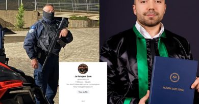 Serbët të inatosur me policët e Kosovës, kërcënojnë policin mitrovicas Arbër Brahimi