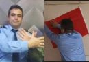 Ia larguan foton e Adem Jasharit dhe flamurin nga zyra, ish-ushtari lë Policinë e Kosovës pas 25 viteve