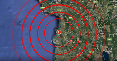 Lëkundje tërmeti në Shqipëri