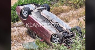Aksident në Polac të Skenderajt, katër të lënduar