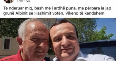 “Ma përpara ia jap gruan Albinit se Hashimit votën” – eskalon anëtari i Vetëvendosjes