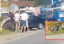 Konfirmohet aksidenti mes dy veturave në Drenoc të Klinës, lëndohen dy persona