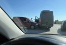 Kombi i FSK-së aksidentohet në Klinë