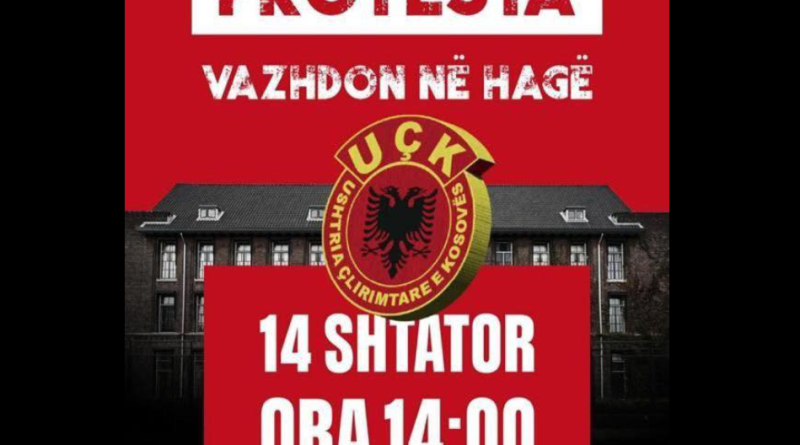 PDK proteston më 14 shtator në Hagë për drejtësi ndaj UÇK-së