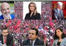 Ali Ahmeti, Edi Rama dhe Shqipe Selimi përkrahën protestën masive në Hagë, krerët e shtetit të Kosovës nuk e thanë asnjë fjalë
