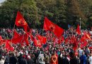 Sot protestohet në Tiranë në përkrahje të ish-krerëve të UÇK-së që po gjykohen në Hagë