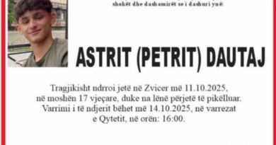 Vdiq tragjikisht në Zvicër, sot varroset 17-vjeçari në Pejë