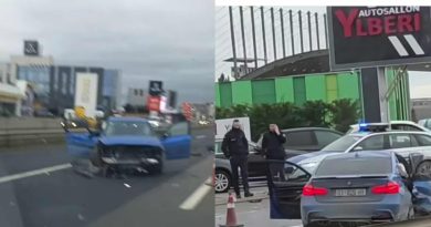 Aksident i rëndë në magjistralen Prishtinë–Ferizaj