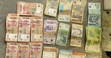 Dogana kap një mal me dinarë në Jarinje, i konfiskon