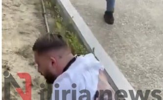 Publikohet video ku Lim Hoti rrihet në mes të rrugës nga Finem