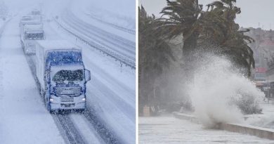 Borë e erë e fortë, rikthehet dimri në Kroaci