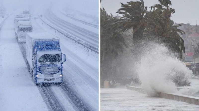 Borë e erë e fortë, rikthehet dimri në Kroaci Borë e erë e fortë, rikthehet dimri në Kroaci