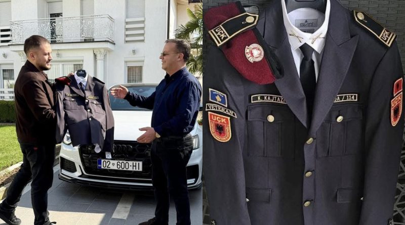 Emocionuese: I biri nderon veteranin e UÇK-së nga Mitrovica me uniformë për ditëlindje